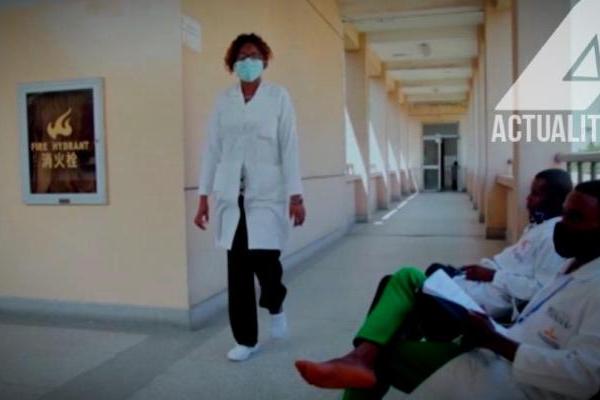 La vue d'une allée d'un hôpital. Ph. ACTUALITE.CD